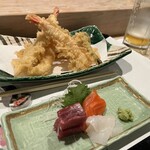 海老天 - 海老天定食　¥2,600