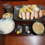丸一食堂 - ロースカツ定食