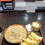 Minatoan - つけ天蕎麦大盛り ￥1030