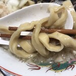 新潟老麺 あばり - 燕鬼背油老麺　麺