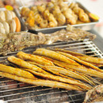 杉原功商店 - 店主自ら水揚げした朝採りの新鮮なあなご焼き。