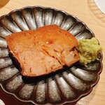 すが弥 - ラッコの大好物の鮟肝煮。この硬めの食感とたまり醤油系の香りがタマラン！