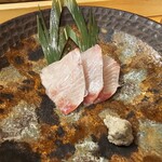 Sushi Akasaka - シマアジ刺身