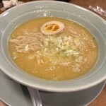 魚肉菜 座頭 道安 - 鶏炊き濁りラーメン730円
