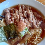客野製麺所 - 中華そば濃口醤油   中華パーコー麺