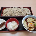 みとう庵 - ごぼう天・ちくわ天つけ汁角せいろ