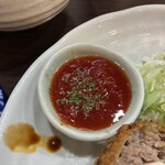 洋食 小林 - スコッチエッグ定食　自家製トマトジャム