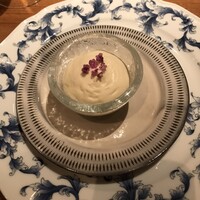 Goh - ホワイトアスパラ、蕗のとうのムース