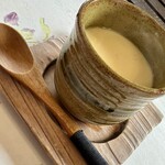 燻り豆腐　母袋工房　豆腐湯葉料理　奥の奥 - 豆乳茶碗蒸し