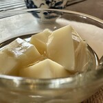 燻り豆腐　母袋工房　豆腐湯葉料理　奥の奥 - 豆乳ゼリー