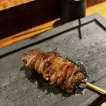 やきとり松里 - 砂肝のエンガワ