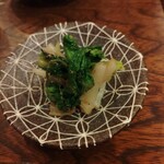 Akita Tempura Mikawa - ウルイ･山人参･菜の花の胡麻和え