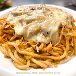 さぶろく - 焼うどん 醤油味 チーズとキムチトッピング