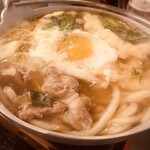 かわたうどん - 鍋焼きうどん