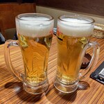 旬味 はなみずき - 生ビールで乾杯！！