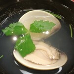 寿司竹 - 蛤の風味がよく出ていた出汁は最高点。