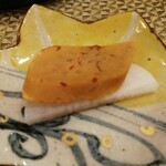 寿司竹 - 自家製からすみ！塩加減と干し加減が絶妙。