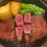 黒毛和牛ヒレステーキ鉄板焼き