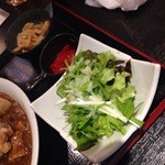 九州料理 居酒屋 永山本店 - サラダと小鉢付き