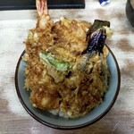 豊野丼 - 海鮮丼（海老変更、レンコン追加）1000円