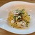 リヴォルツィオーネ - 料理写真:大山鶏マリネと梅肉のアーリオオーリオ