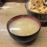 豊野丼 - しじみたっぷりのお味噌汁はマスト