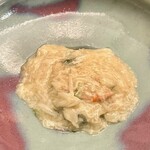 銀座 上瀧 - 2024.3.  間人蟹と豆苗の煮込み~間人蟹豆苗~