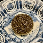 銀座 上瀧 - 2024.3.  間人蟹とオシェトラキャビアの前菜~間人蟹魚子~