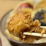 豊野丼 - 穴子天