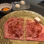 焼肉 神宮 - 九州黒毛和牛大判炙りすき焼き