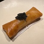 眞善美 - 佐賀　ホワイトアスパラ　春巻き　キャビア