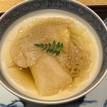 眞善美 - 衣笠茸　干し貝柱　スープ