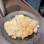 Merouya Den - 豚リブロース天ぷらおろしポン酢