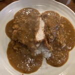 一夢庵 カレー - 240304月　大阪　一夢庵 カレー　ジャンボチキンカツカレー