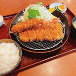 Tonkatsu Katsukichi - ロース海老フライ定食