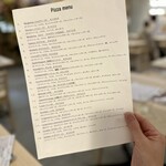Pizzeria Napoletana Da Yuki - ピッツァ メニュー