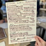 Pizzeria Napoletana Da Yuki - 本日の日替りメニュー