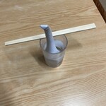 Asahi Rou - お冷　レンゲ　割箸