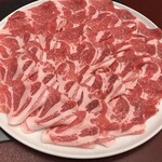 四日市みやび - しゃぶ肉（豚肩ロース）