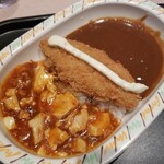 ALPS - 麻婆豆腐カレー＋白身魚フライ