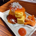 Shummi Hanamizuki - 寿司屋の冷製卵焼き～こぼれいくらとぶっかけ海鮮～