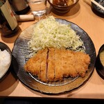 豚屋とん一 - 上ロースかつ定食1,380円