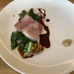 Changérer - メインディッシュの荒島ポークです♪