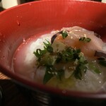 Shummi Hanamizuki - イカの塩辛バター茶漬け