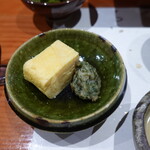 鮨匠 のむら - 出来たての卵焼きと飛び魚のさつま揚げ