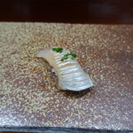 鮨匠 のむら - しま鯵、３日間寝かし、1.８kg