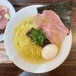 むかん 初台 - 名古屋コーチン塩・味玉