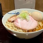 Mem Mitsu I - 生姜そば中太手揉み麺・麺大盛・味玉