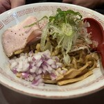 金町製麺 - 特製煮干しまぜそば