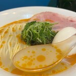 むかん 初台 - ピリ辛牡蠣塩・味玉